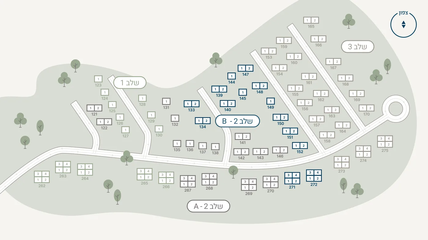 מפת מגרשים