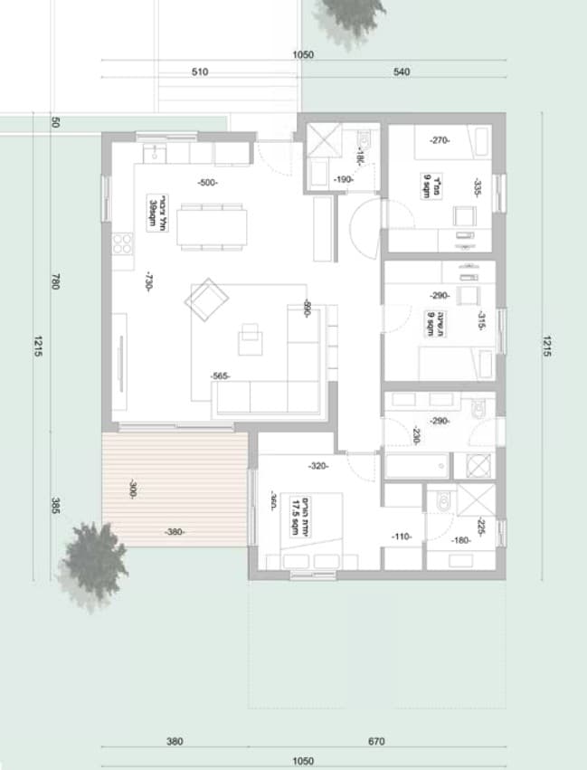 בית פרטי 4 חדרים