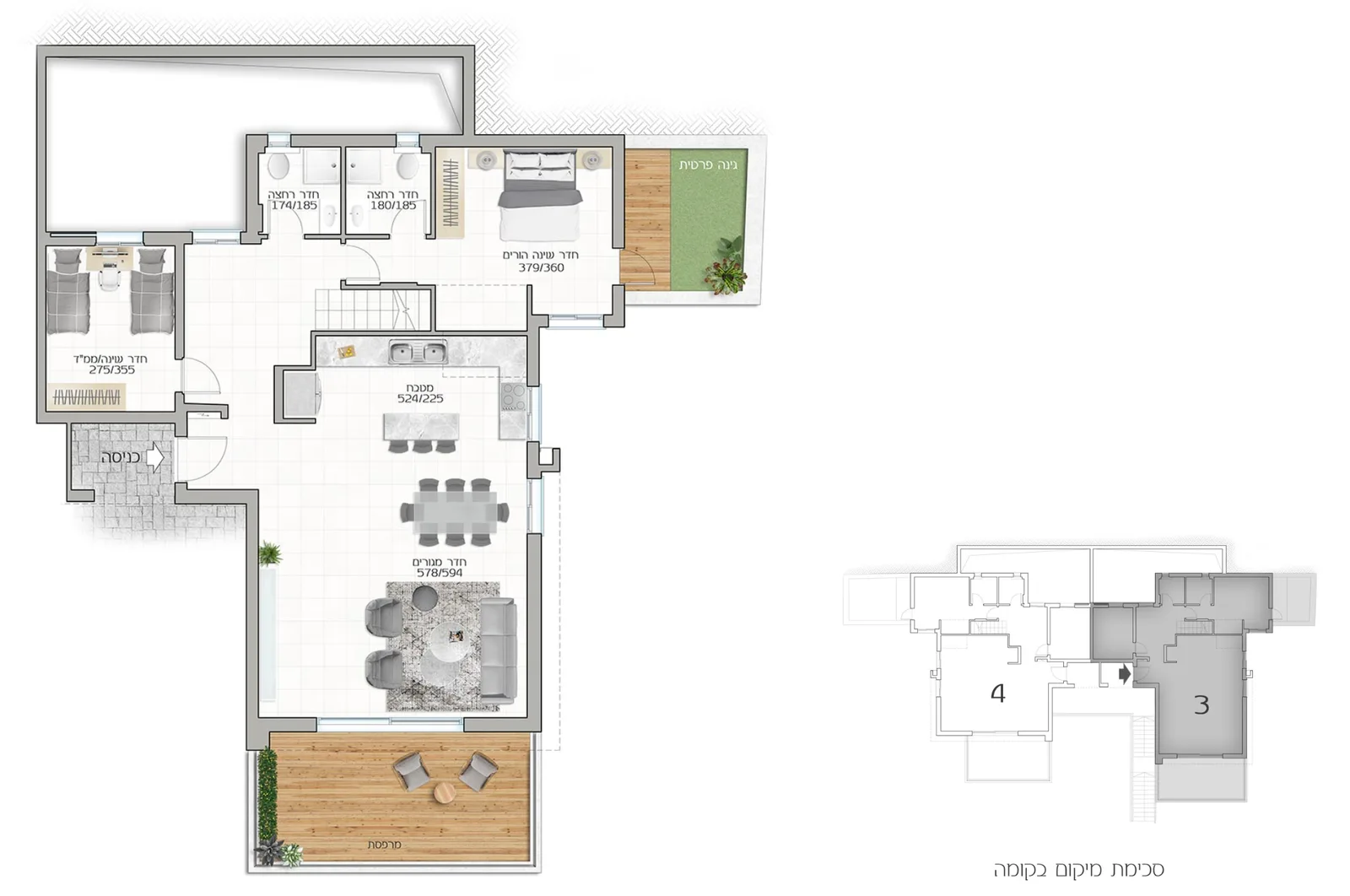 דגם שילה - קומה 1