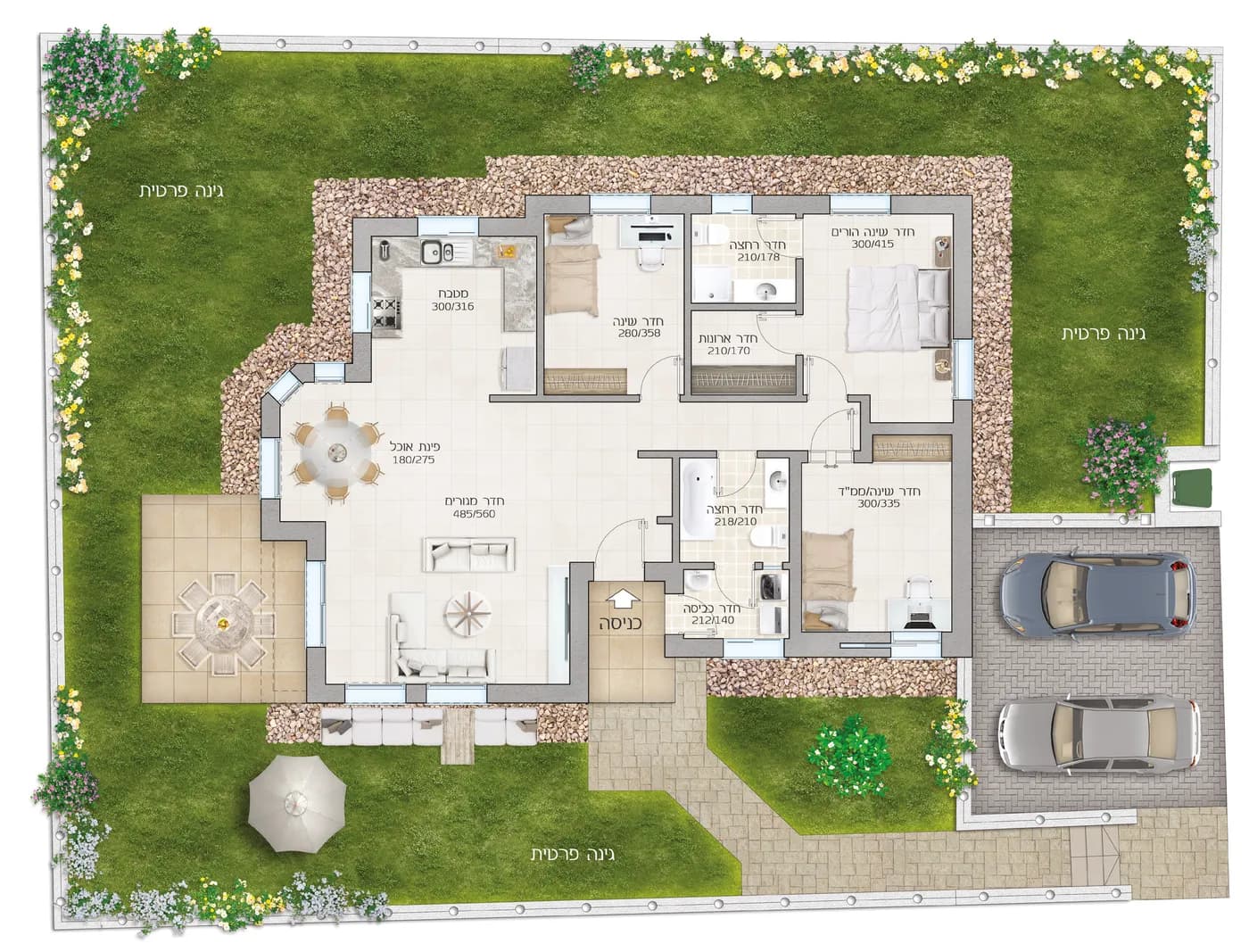 דגם שחר - חד משפחתי