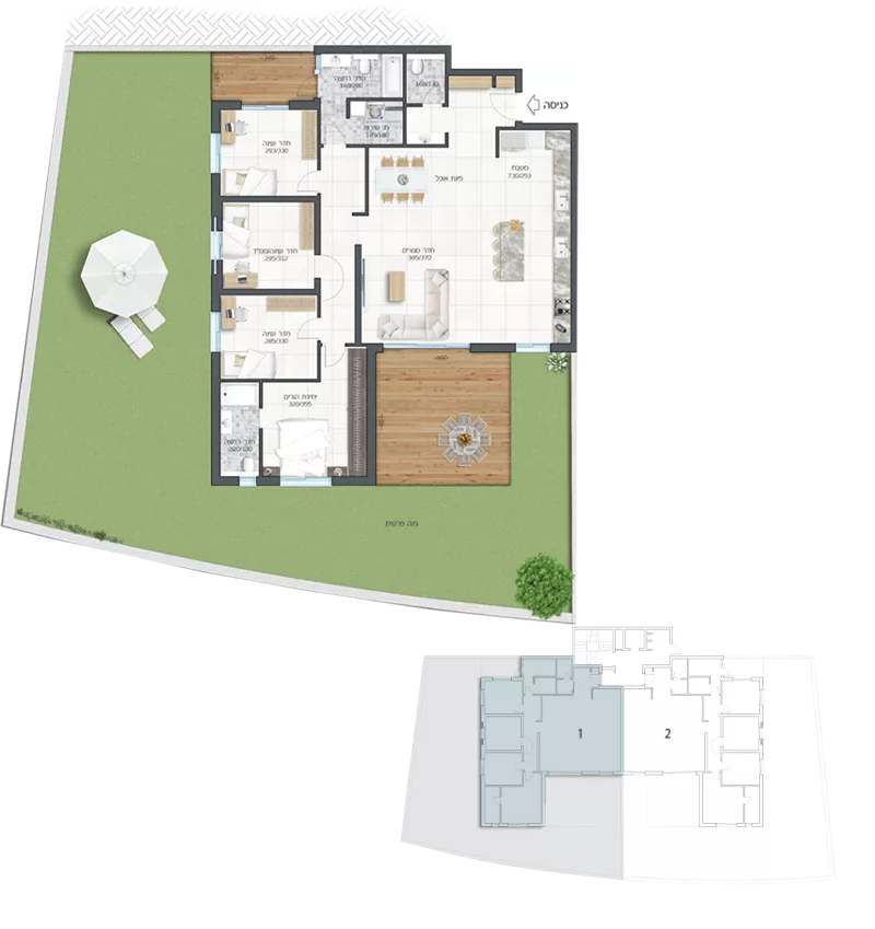 אלה - 5 חדרים