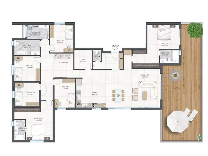 אלה - פנטהאוז 7 חדרים